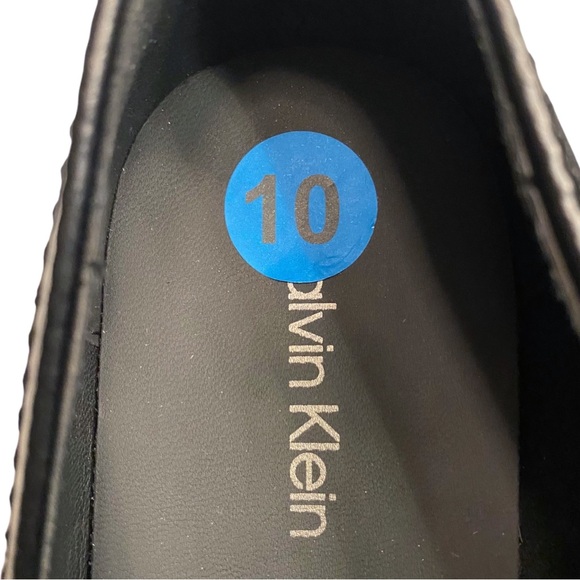 New Calvin Klein Mens Black Slip On Loafers Dress Shoes main image 12